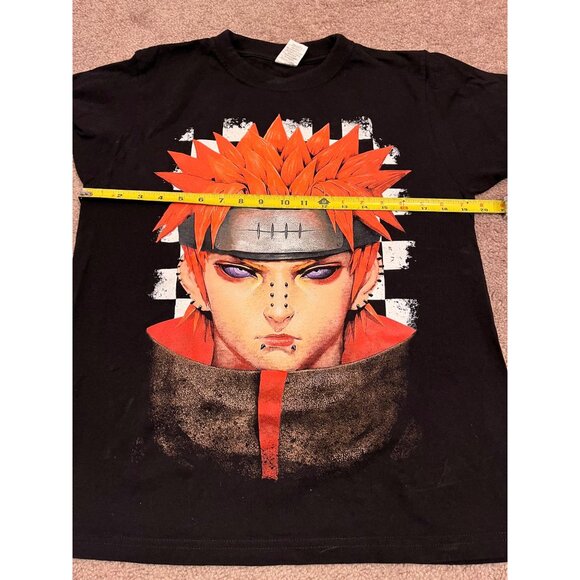 Naruto Shippuden Pain Graphic T-Shirt Medium Black Anime Manga Tee - Picture 3 of 7